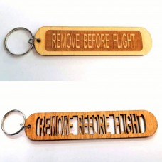 Ξύλινο Μπρελόκ Remove Before Flight